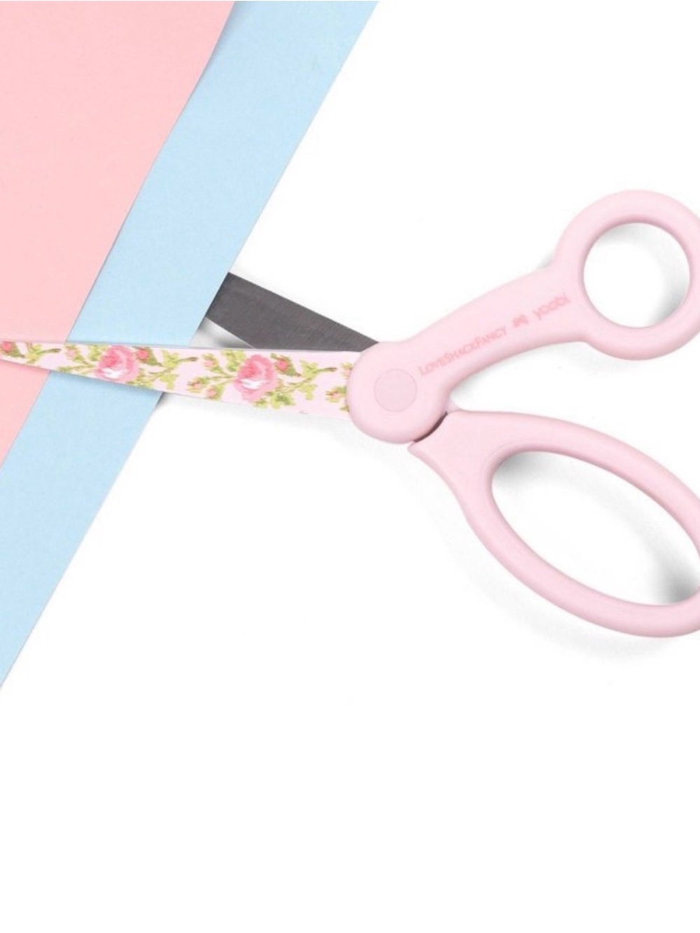 LoveShackFancy x Target - Yoobi Blooming Heirloom Scissors Strawberry Macaroon - Picture 2 of 4